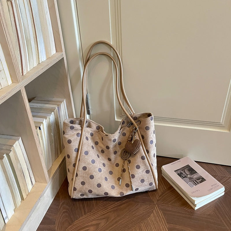 Large Polka Dot Tote Bag - DippedShop Wholesale - #9779
