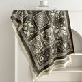 Jacquard Tassel Shawl Scarf - DippedShop Wholesale - #2179