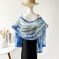 Floral Burnout Shawl - DippedShop Wholesale - #8179
