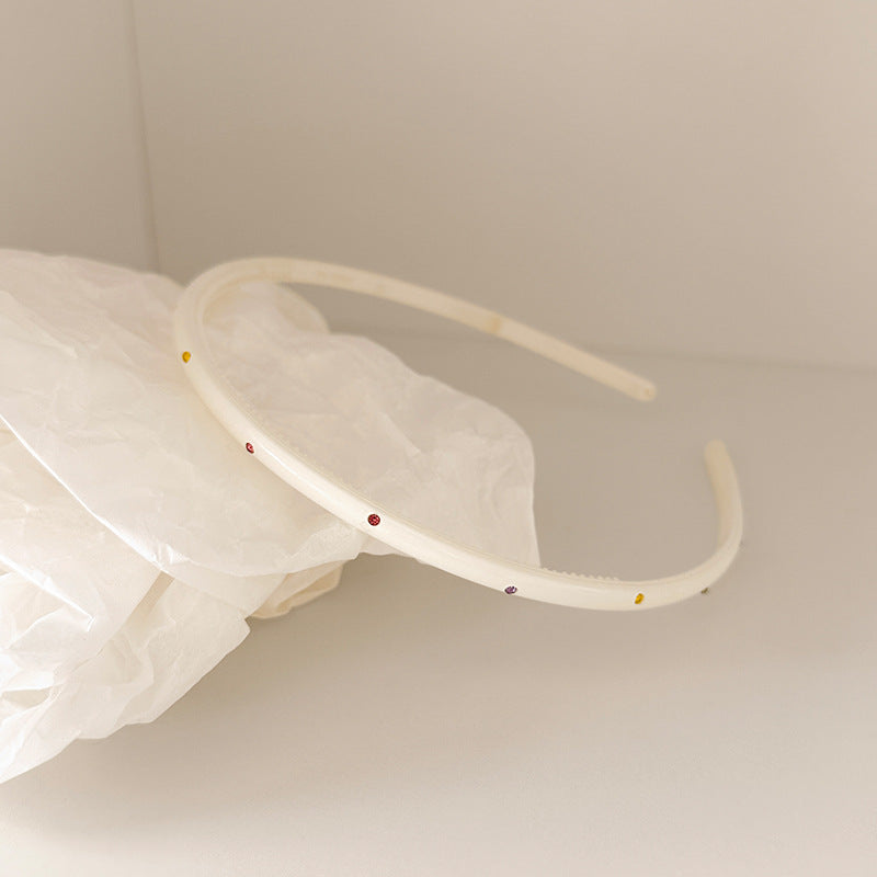 Rhinestone Skinny Headband - DippedShop Wholesale - #6115