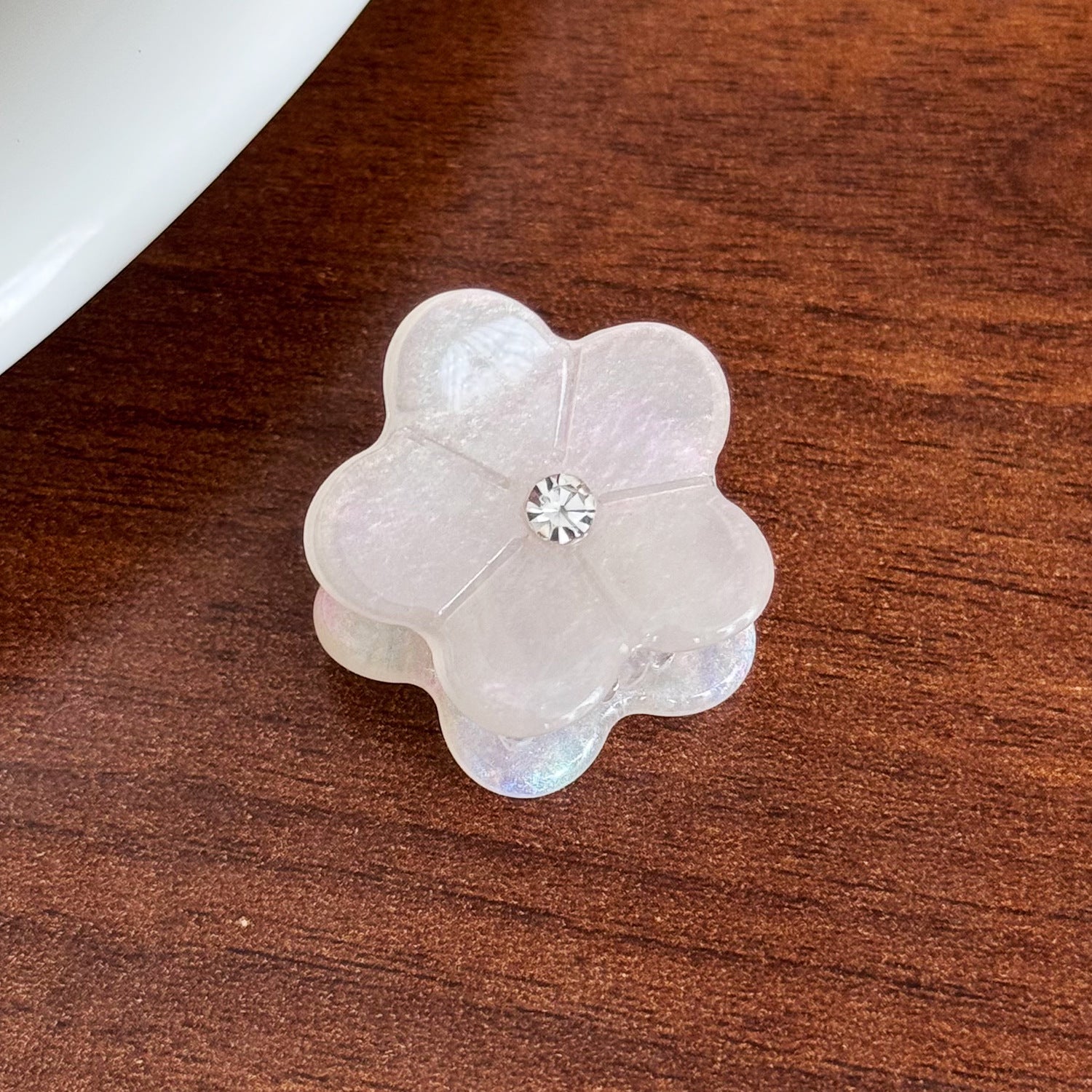 Cute Rhinestone Mini Flower Acetate Hair Claw 6W6HCP1247