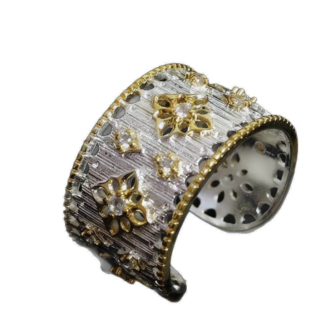 Hollow Lace Floral Ring - DippedShop Wholesale - #8259