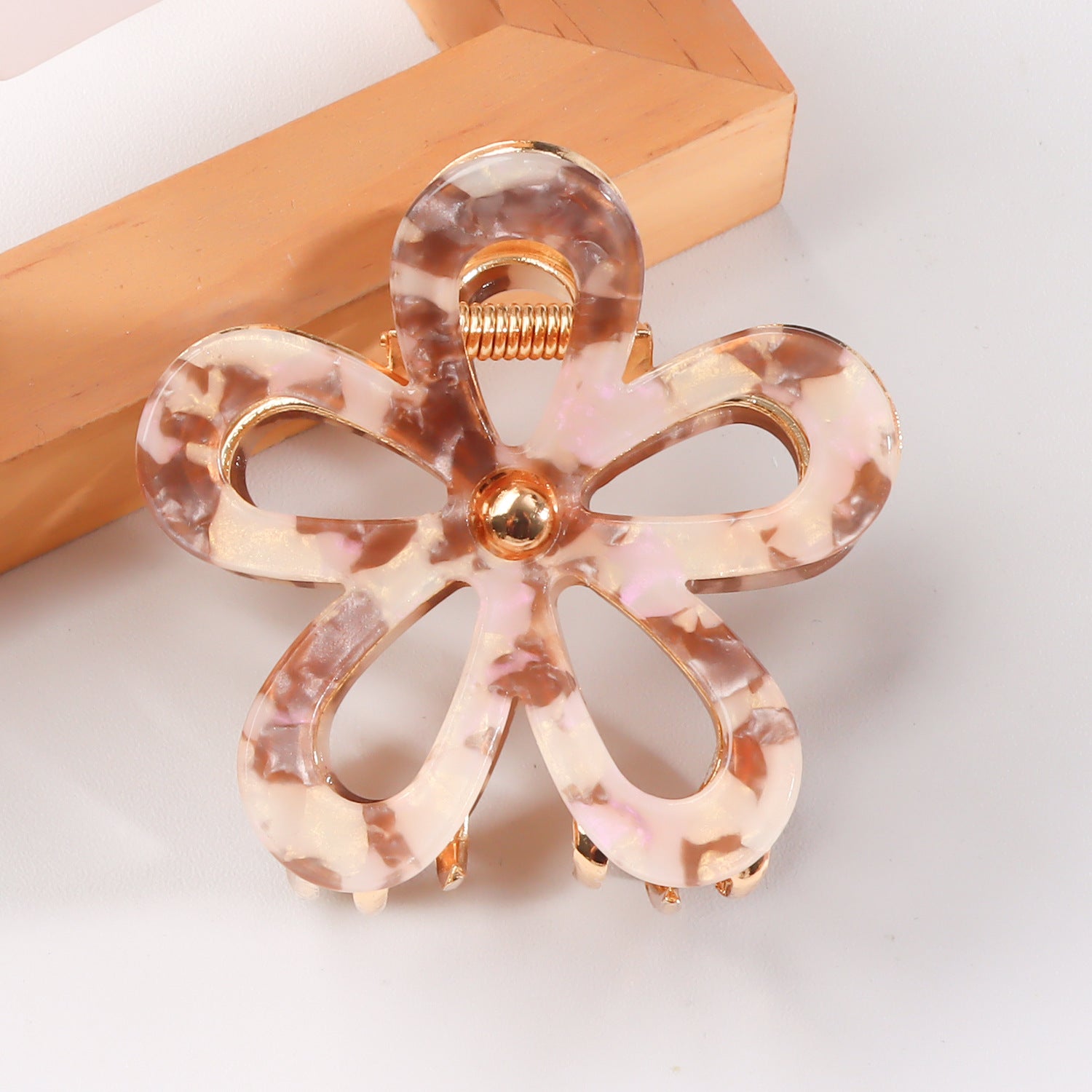 Danity Colorful Flower Mini Metal Hair Claw MK2PPM6W6HCP357