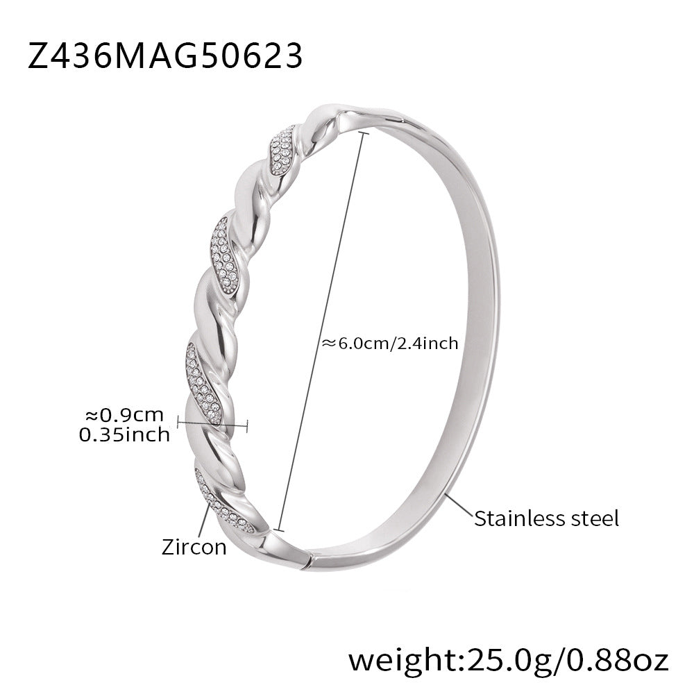 Elegant Cubic Zirconia Geometr - DippedShop Wholesale - #7139
