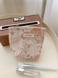 Fresh Large Capacity Floral Jacquard Makeup Bag MK2BW6W10BOB392