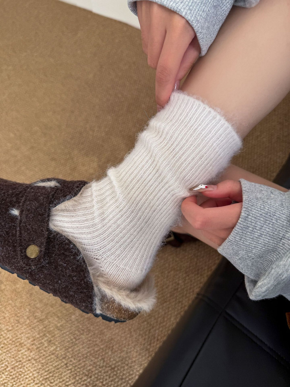 Thick Warm Crew Socks - DippedShop Wholesale - #8803