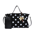 Vintage Polka Dots Large Capacity Tote Bag MK2BLW6W10BBG572
