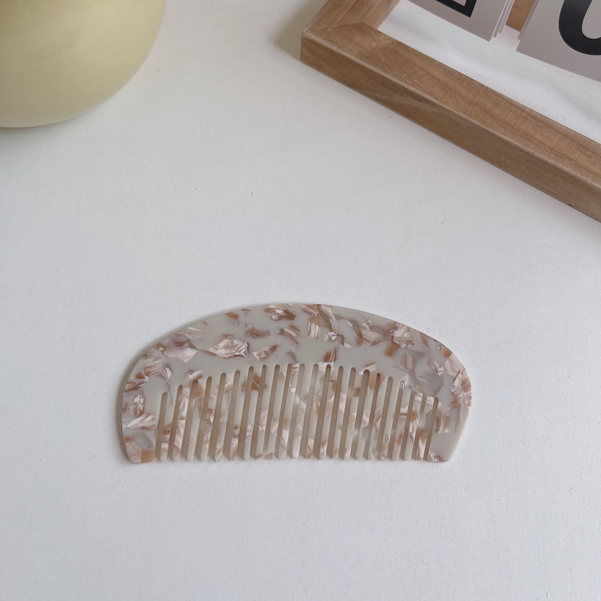 Checkered Half-Moon Combs - DippedShop Wholesale - #6979