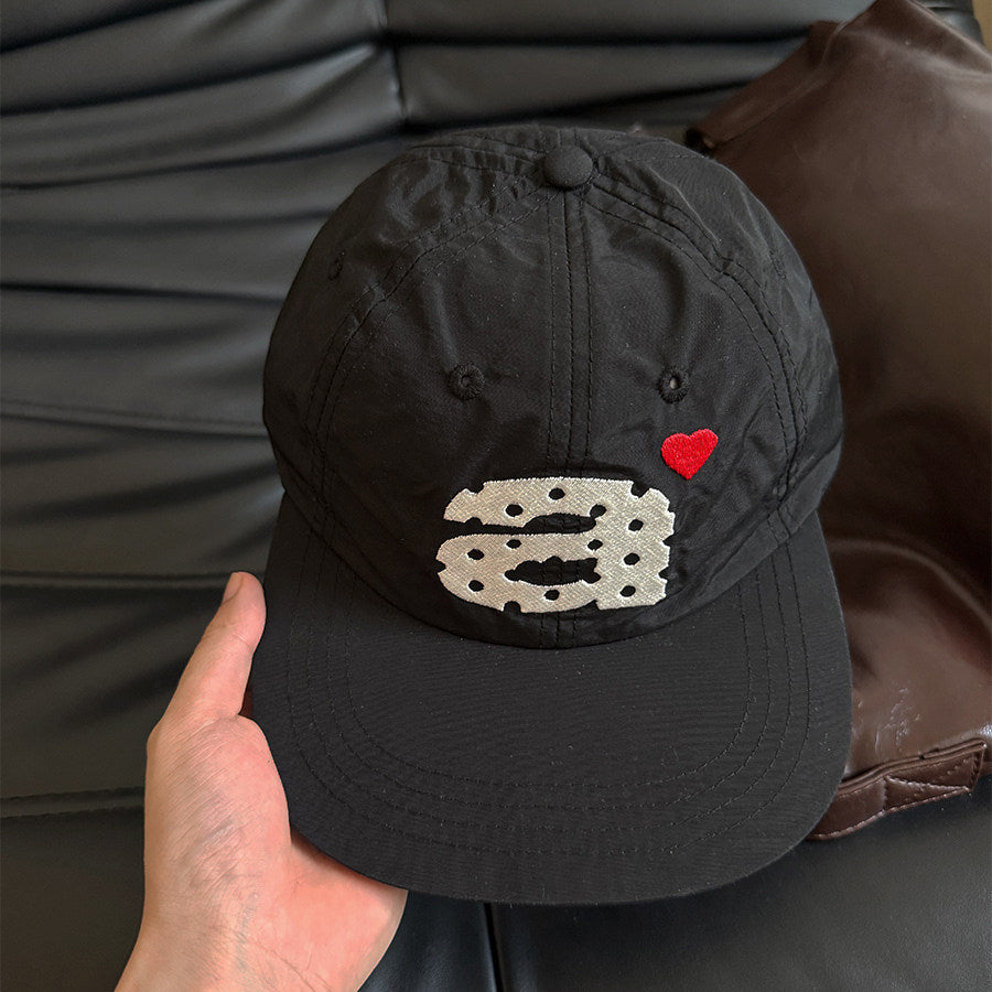 Vintage Polka Dots Letters Embroidery Baseball Caps MK2COW6W6HAT225