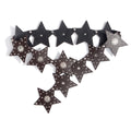 Vintage Studded Rivet Star Wide Leather Belt 6W6JBT133
