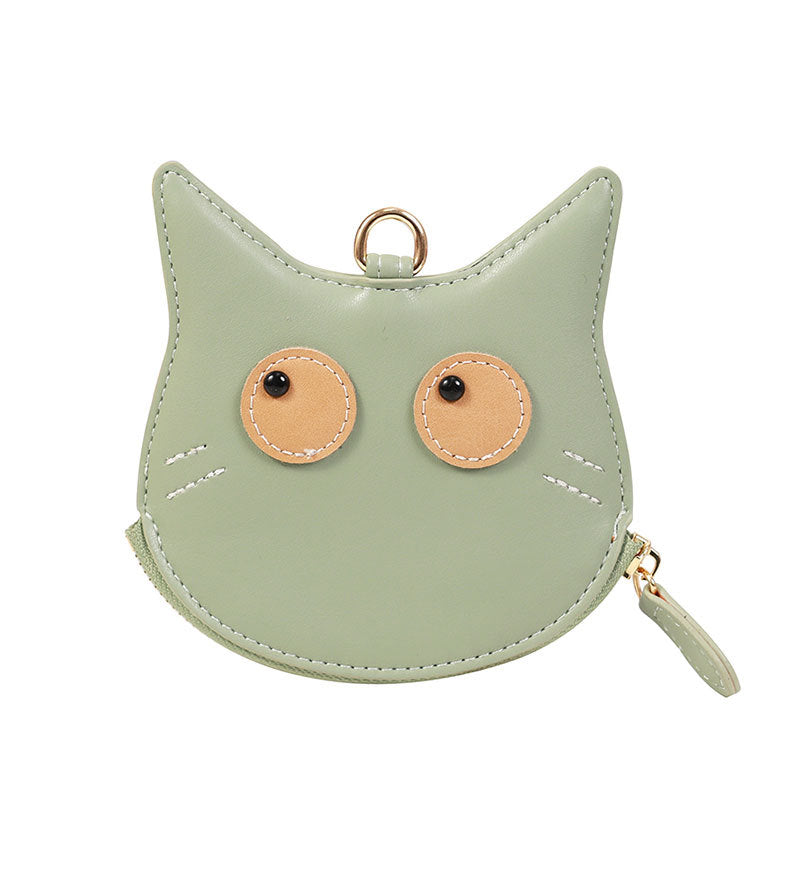 Cute Cartoon Cat Mini Card Holder Wallet 6S10BWB99