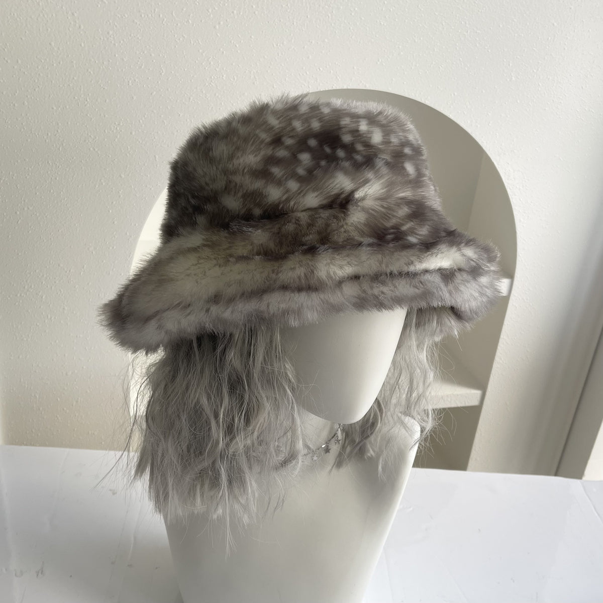 Faux Fur Bucket Hat - DippedShop Wholesale - #8963