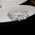 Retro Gold Plated Wrapped Baroque Pearl Bracelet 6W6JBR704