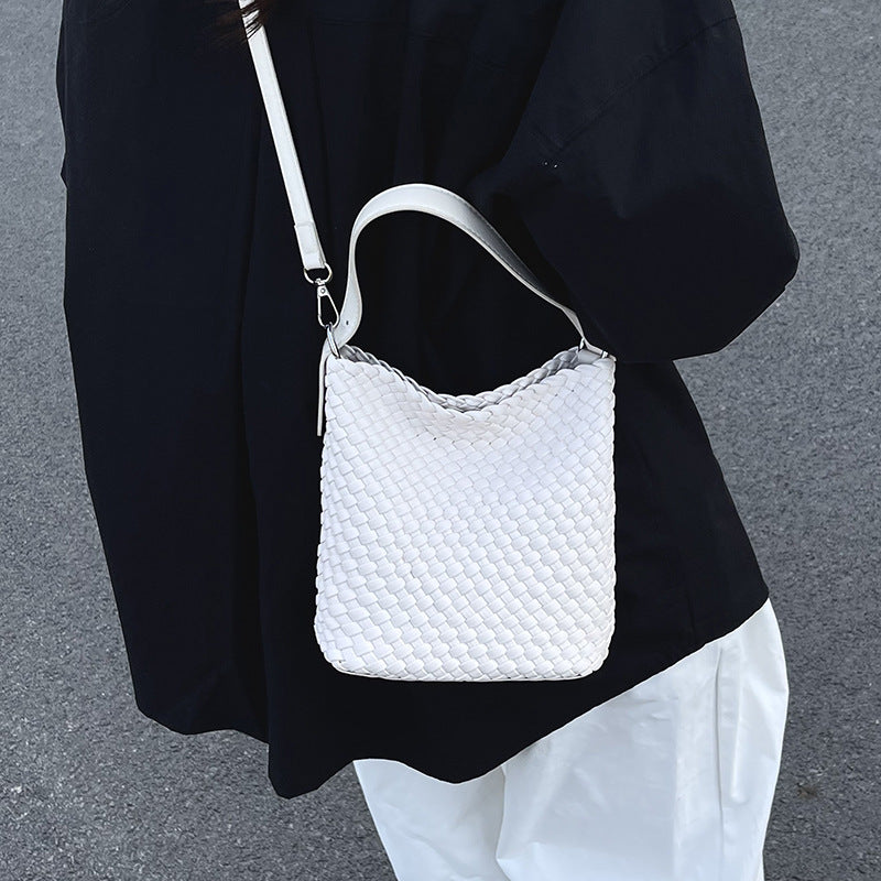 Casual Woven Bucket Bag - DippedShop Wholesale - #7027