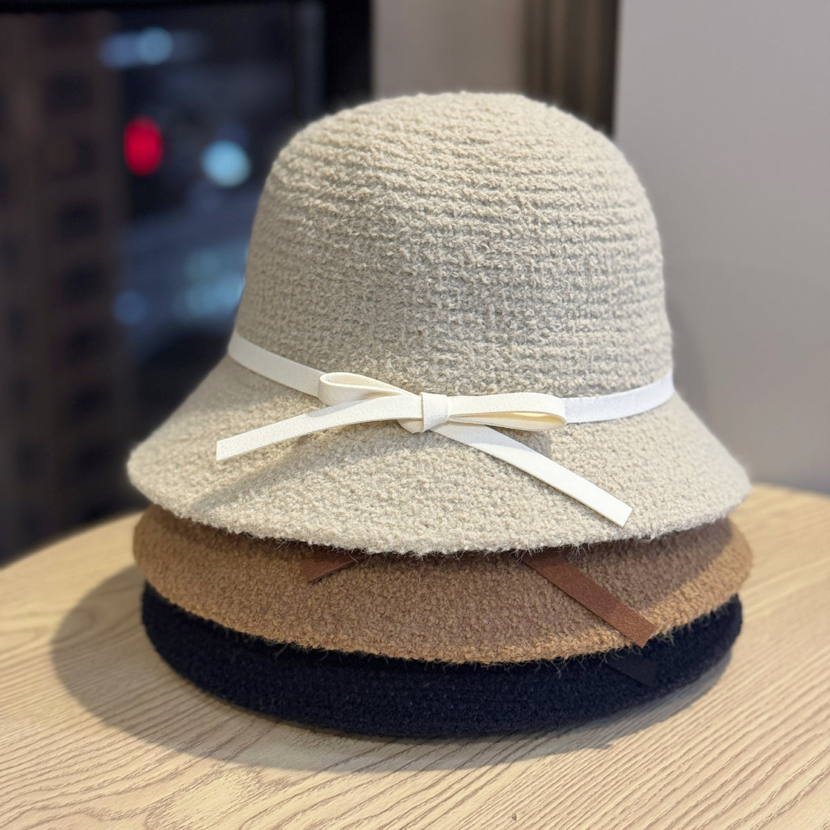 Fleece Knit Bucket Hat - DippedShop Wholesale - #8195