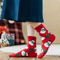 Cute Christmas Pattern Crew Socks 6W8FSO904