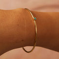 Minimalist Gold Plated Zirconi - DippedShop Wholesale - #0483