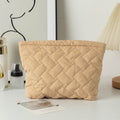Quilted Shell Cosmetic Bag - DippedShop Wholesale - #4563
