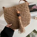 Bohemian Woven Crossbody Bag - DippedShop Wholesale - #4595