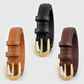 Casual Solid Color Adjustable Leather Blet 6W6JBT154
