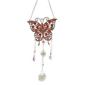 Rhinestone Butterfly Sun Catcher - DippedShop Wholesale - #8931