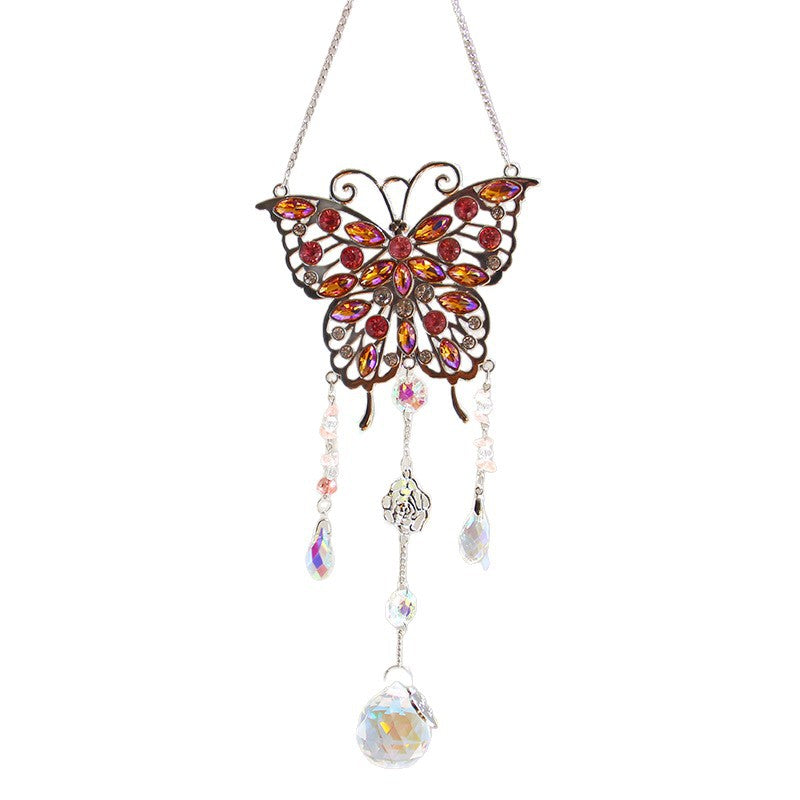 Rhinestone Butterfly Sun Catcher - DippedShop Wholesale - #8931