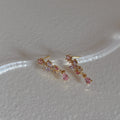 Butterfly Rhinestone Drop Earrings - DippedShop Wholesale - #8691