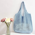 Solid Large Hollow Tote - DippedShop Wholesale - #3955