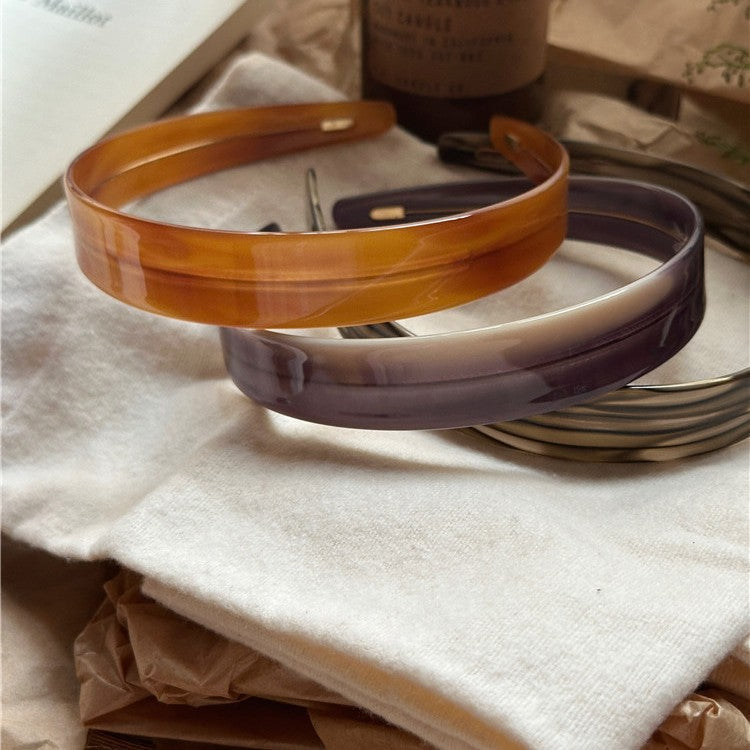 Minimalist Solid Color Anti-Slip Acetate Headband MK2SPM6W6HBD44
