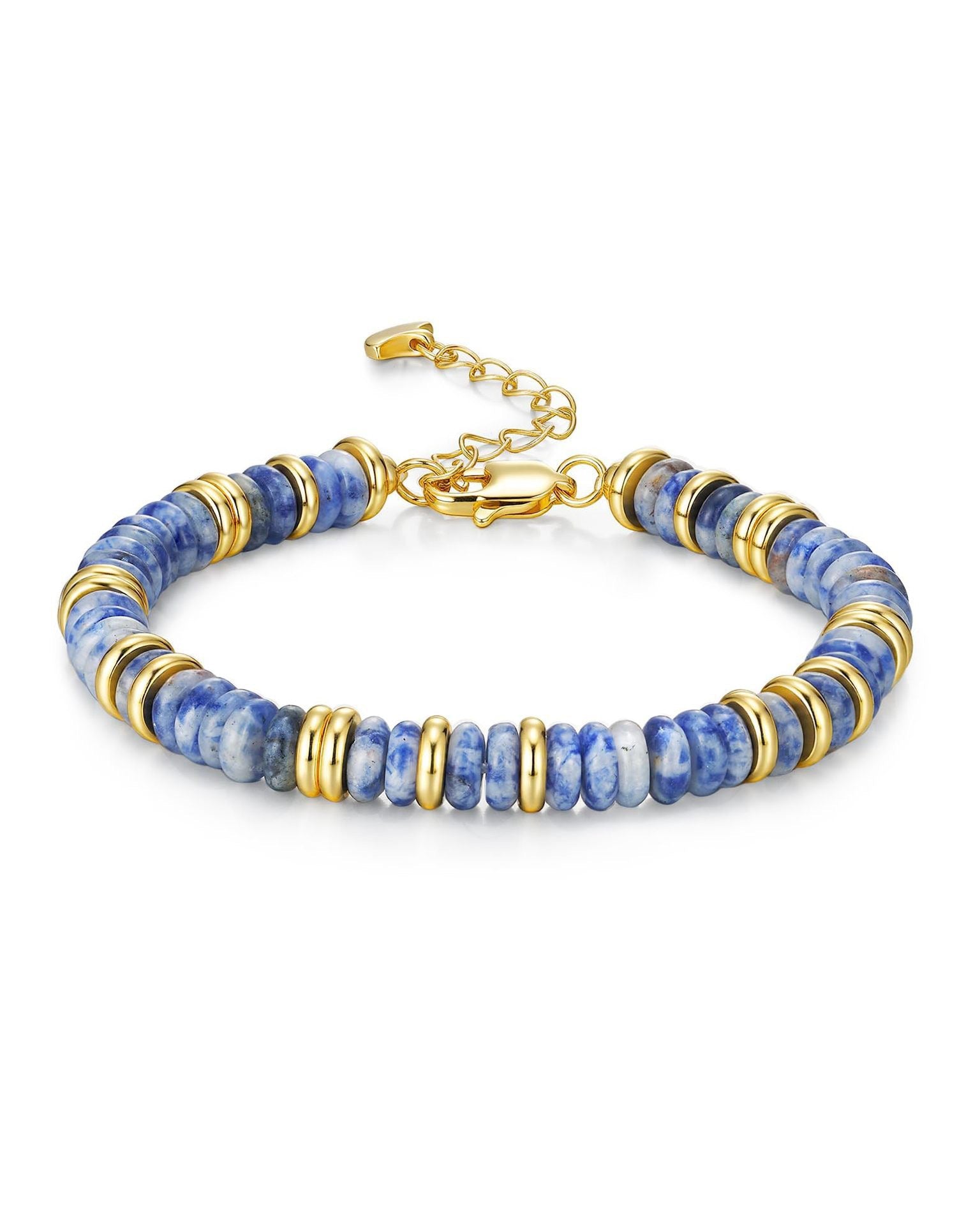 Boho Style Natural Stone Beaded Bracelet 6W6JBR510