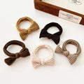 Minimalist Solid Color Bowknot Hair Tie MK2BW6W6HHT04