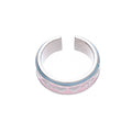 Color Block Heart Enamel Ring - DippedShop Wholesale - #4339