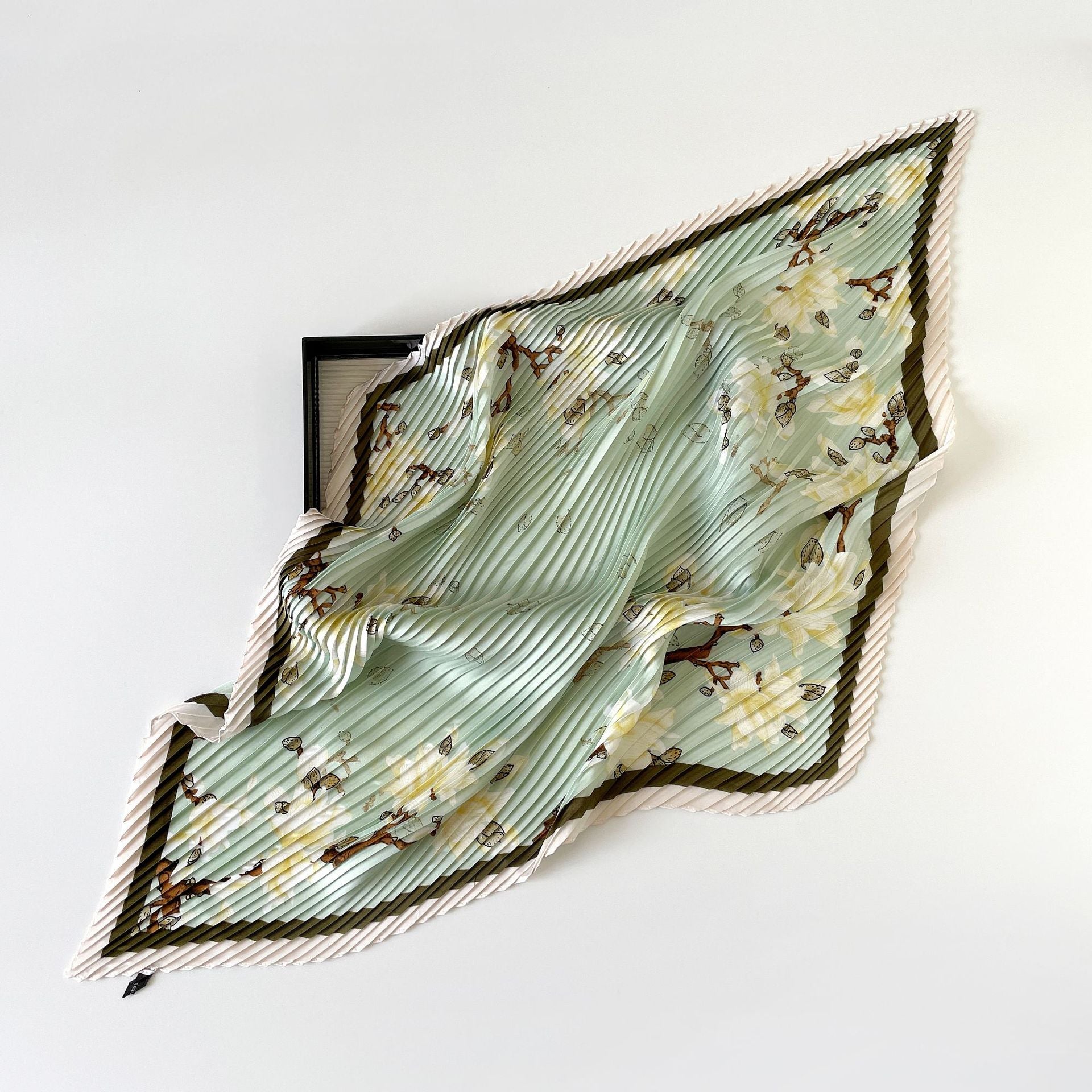 Vintage Pleated Scarf - DippedShop Wholesale - #0691