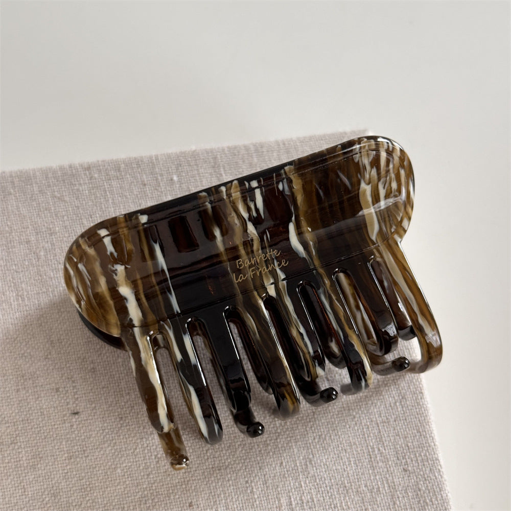 French Tortoise Shell Acetate Hair Claw Clips I6W6HCP1297