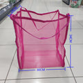 Solid Color Transparent Mesh Storage Bag 8BW6BOB79L