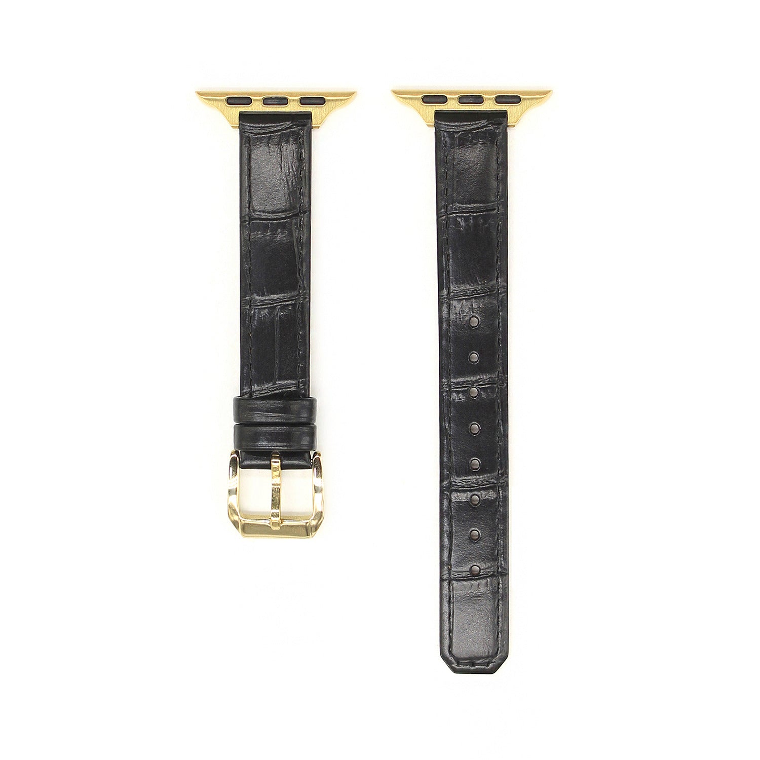 Slim Solid Color Leather Watch Band 6W6JWA124