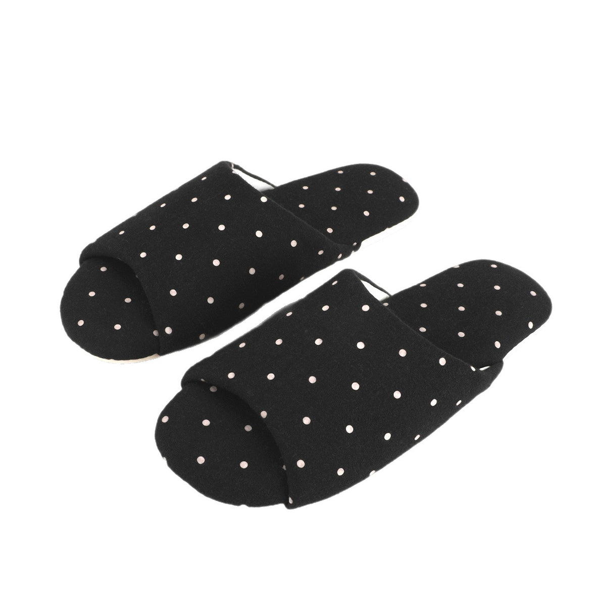 Polka Dots Quiet Sole Non-Slip Indoor Slippers 6W8FSP227