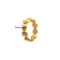 Vinatge Gold Plated Shell Band - DippedShop Wholesale - #8739