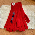 Jacquard Knit Finger Gloves - DippedShop Wholesale - #6755