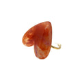 Resin Heart Adjustable Ring - DippedShop Wholesale - #4627