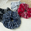 Vintage Flower Hair Scrunchie - DippedShop Wholesale - #4307