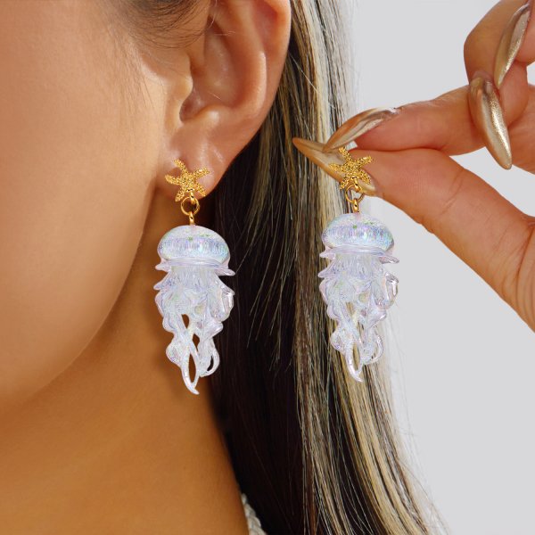 Shell Tassel Drop Earrings - DippedShop Wholesale - #8131