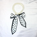 Elegant Floral Print Pearl Scarf Skinny Heanband MK2BW6W6HBD121