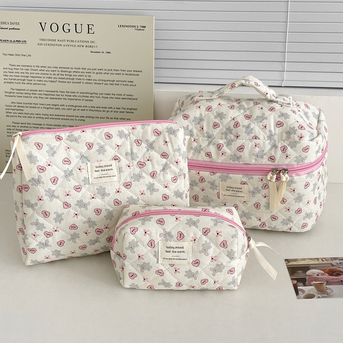 Cute Cartoon Cosmetic Bag - DippedShop Wholesale - #5331