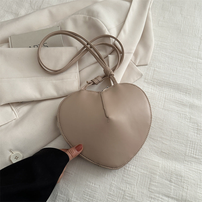 Heart-Shaped Crossbody Bag - DippedShop Wholesale - #2947