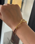 Minimalsit Leather Cord Bangle Bracelet 6W6JBR458