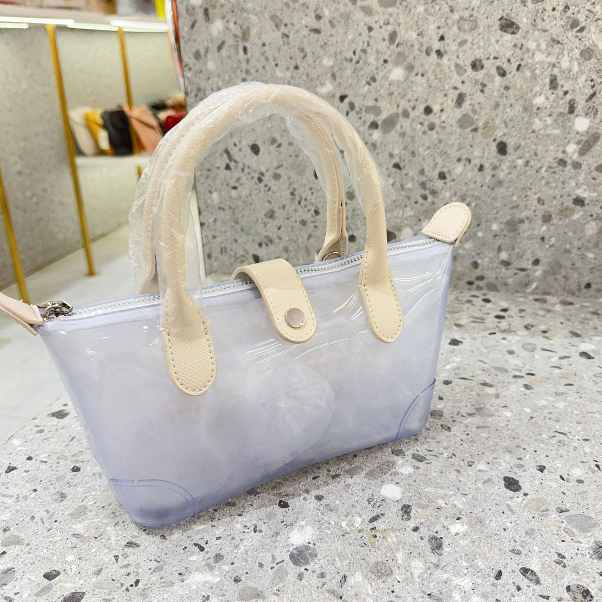 Casual Clear Jelly Dumpling Crossbody Bag 6W10BBG2118