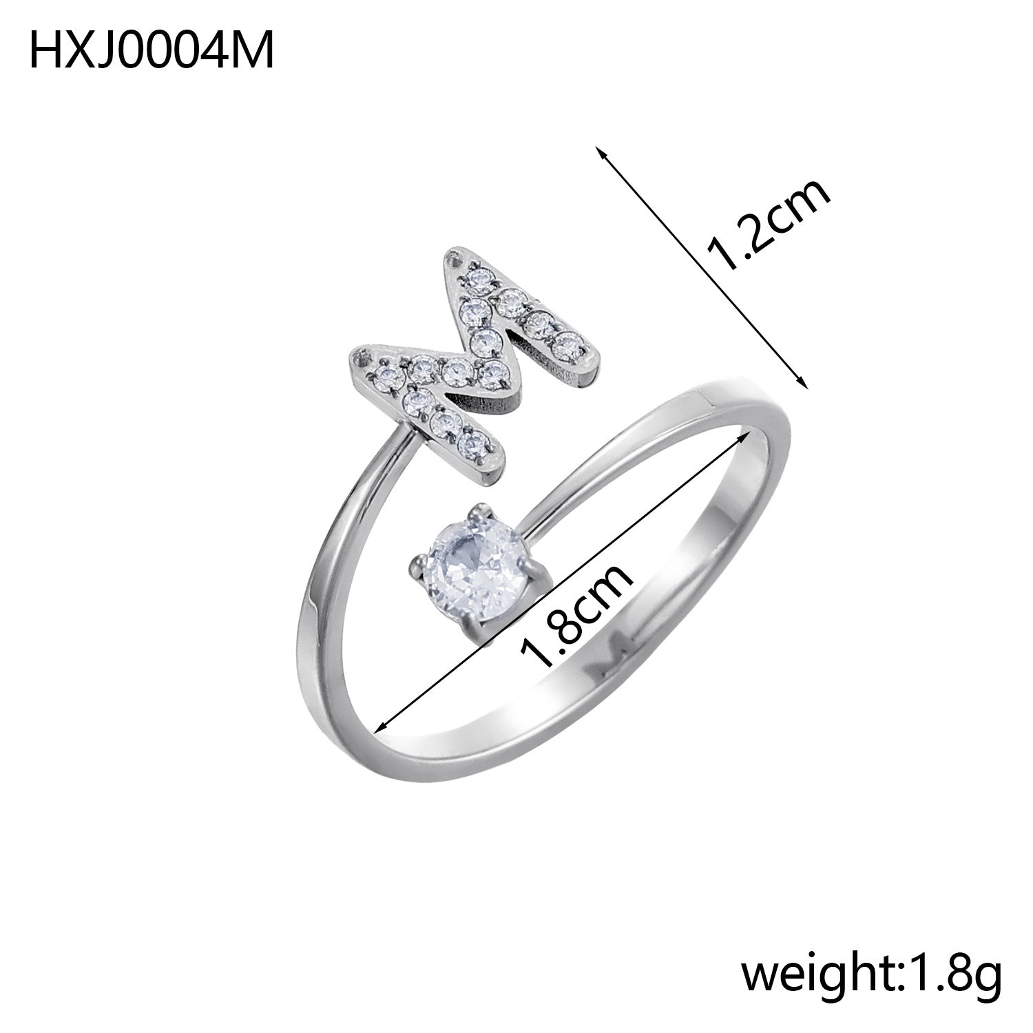 Simple Gold Plated Rhinestone - DippedShop Wholesale - #0019