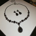 Stylish Rhinestones Tassel Choker Necklace 6W6JNC978