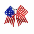 Trendy American Flag Pattern Thin Stretchy Hair Tie 8BK6HSR20T